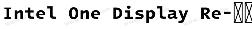 Intel One Display Re字体转换